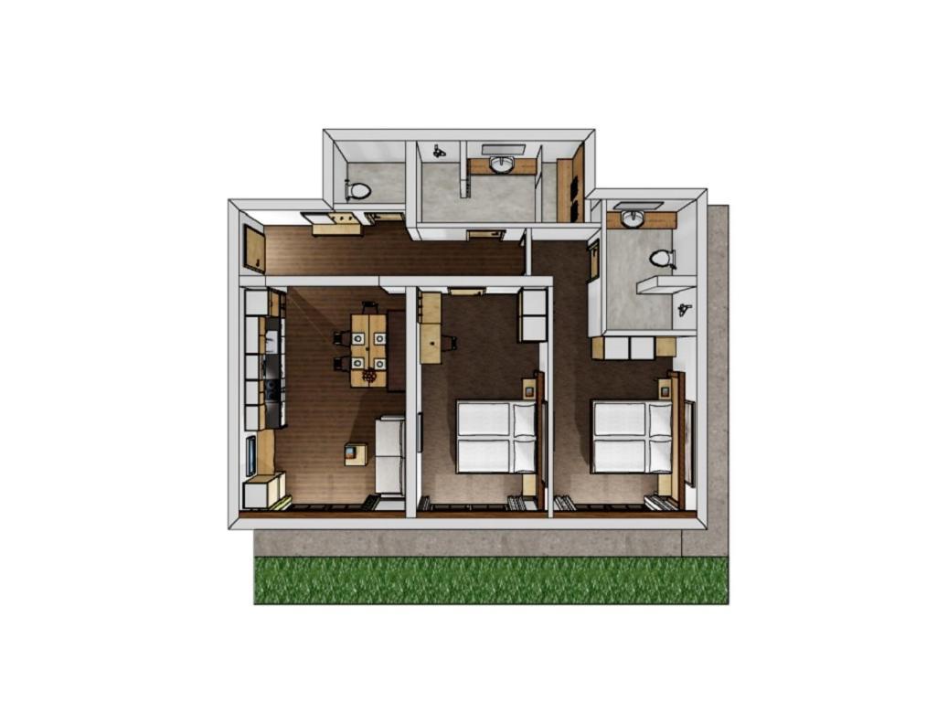 Appartements Alexander Fiss Bagian luar foto